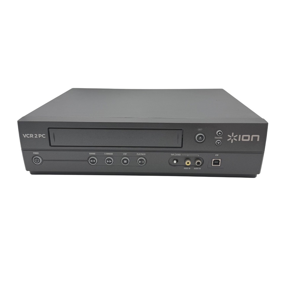 ION VCR 2 PC Video Conversion‎ System Black VHS to Digital Converter